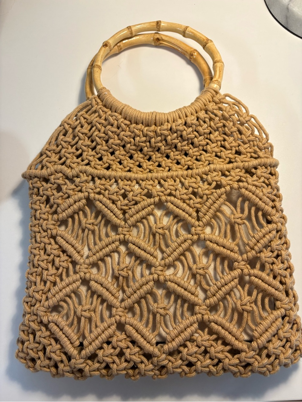 Banana Republic Macrame Bag